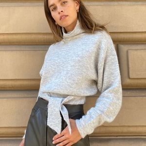Aritzia Wilfred Lorin Sweater | Grey | Small